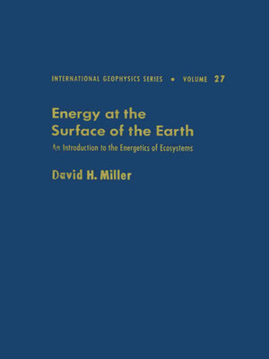 cover image of Energy at the surface of the earth